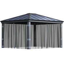 Pavillon mit Vorhängen für den Aussenbereich