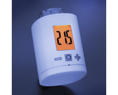 Elektronischer Heizkörperthermostat mit Display