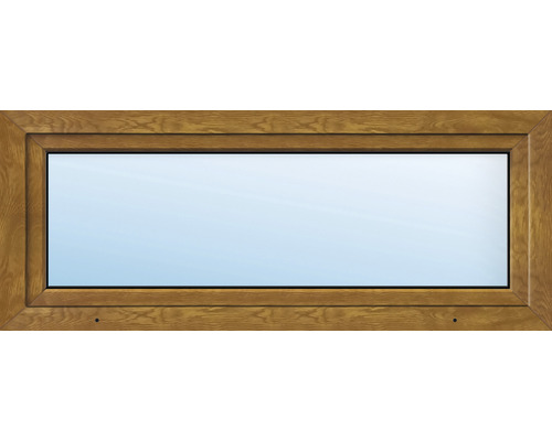 Kellerfenster ARON Basic Kunststoff golden oak 800x400 mm DIN Links