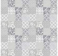 Fliesenmuster mit verschiedenen grauen Designs