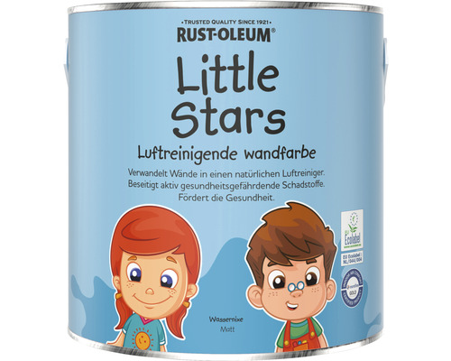 Wandfarbe Little Stars Wassernixe hellblau 2,5 L