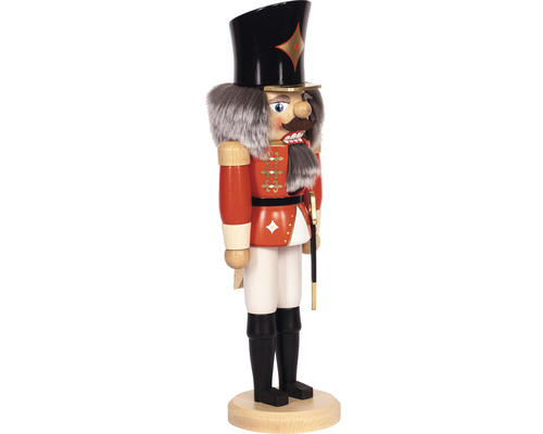 Nussknacker aus Holz mit Uniform und Hut