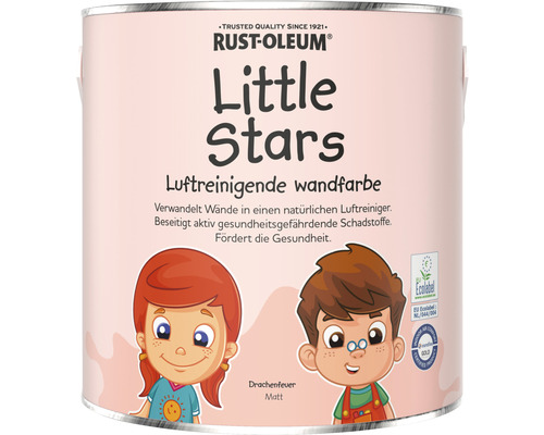 Wandfarbe Little Stars Drachenfeuer hellorange 2,5 L