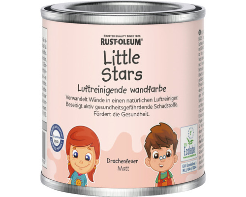 Wandfarbe Little Stars Drachenfeuer hellorange 125 ml