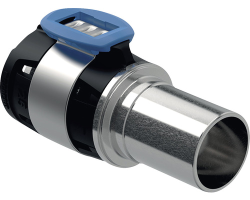 GEBERIT FlowFit Übergang auf Mapress 40 x 35 mm mit Einschubende edelstahl 620255001 Geberit Mapress Übergangsstück aus Metall