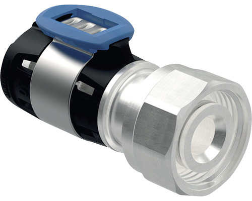 GEBERIT FlowFit Anschluss für Eurkonus mit Überwurfmutter 16 x 3/4" 619260221 Pressfitting mit Verschraubung