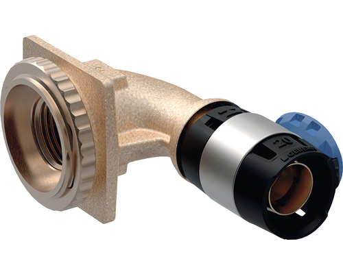 GEBERIT FlowFit Anschlusswinkel für UP-Spülkasten 90° 20 mm x 1/2" 620891001 Geberit Installationswinkel mit Gewinde