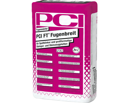 PCI FT® Fugenbreit großformatige Steingut- und Steinzeugplatten anthrazit 25 kg