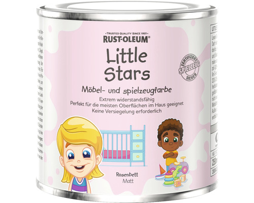 Little Stars Möbelfarbe und Spielzeugfarbe Rosenbett pink 250 ml
