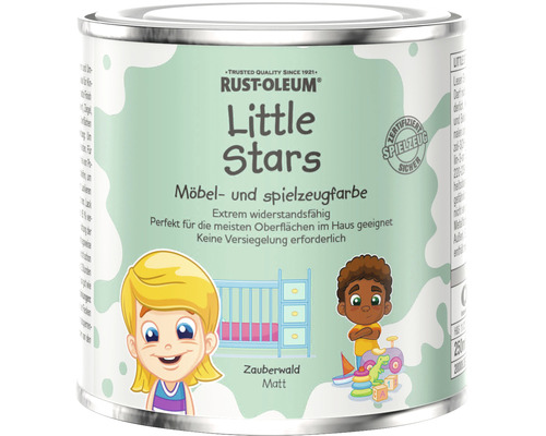 Little Stars Möbelfarbe und Spielzeugfarbe Zauberwald grün 250 ml
