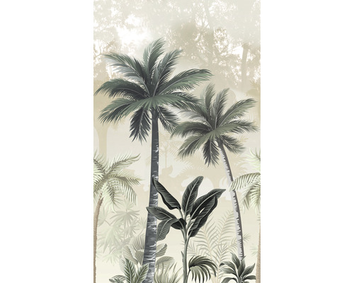 Fototapete Vlies 47203 Smart Art Easy Palmen grün beige 3-tlg. 159 x 270 cm