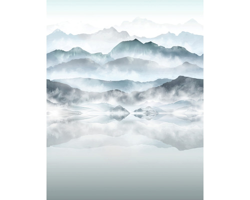 Fototapete Vlies 47224 Smart Art Easy Landschaft blau weiß 4-tlg. 112 x 270 cm