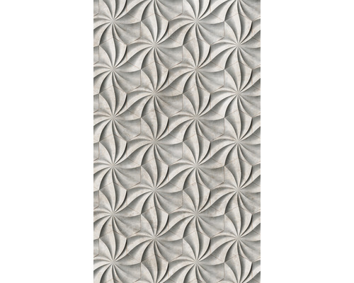 Fototapete Vlies 47229 Smart Art Easy weiß 3-tlg. 159 x 270 cm Dekorative 3D-Wandpaneele mit geometrischem Muster