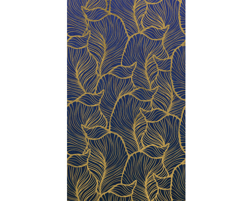 Fototapete Vlies 47242 Smart Art Easy Floral blau gold 3-tlg. 159 x 270 cm