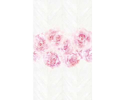 Fototapete Vlies 47260 Smart Art Easy rosa weiß 3-tlg. 159 x 270 cm