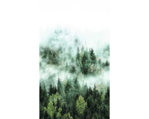 Fototapete Vlies 47267 Smart Art Easy Wald grün weiß 3-tlg. 159 x 270 cm