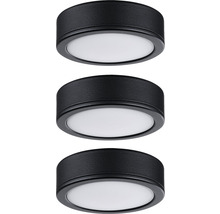 Drei runde LED-Einbauleuchten