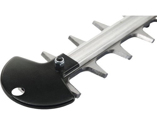 Detailaufnahme eines Heckenscherenmessers