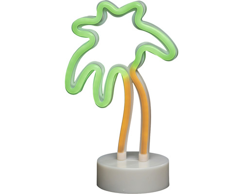 LED Schlauchsilhouette Konstsmide Palme 100 LEDs Lichtfarbe gelb grün inkl. Timer