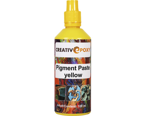 CreativEpoxy Pigment Paste für Gießharz gelb 100 g