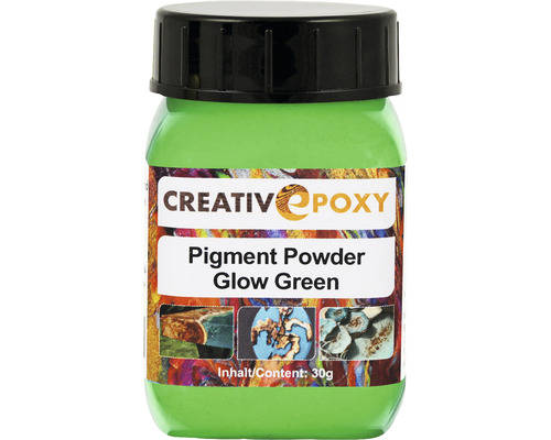 CreativEpoxy Pigment Pulver für Gießharz Glow grün 30g-0