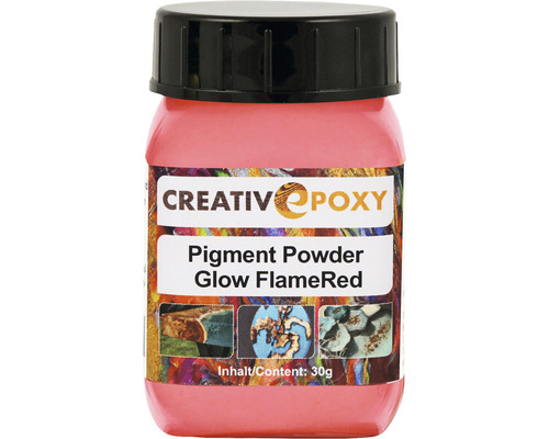 CreativEpoxy Pigment Pulver für Gießharz FlameRed rot 30 g
