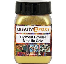 CreativEpoxy Pigment Pulver für Gießharz gold 40 g-thumb-0