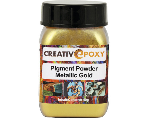 CreativEpoxy Pigment Pulver für Gießharz gold 40 g-0
