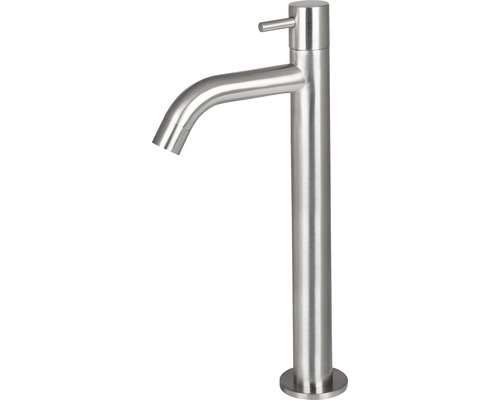 Gebürsteter Nickel Wasserhahn – Kaltwasser-Armatur Aus Edelstahl SUS304 Für Waschbecken