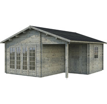 Holz Gartenhaus mit Doppeltür und Vordach