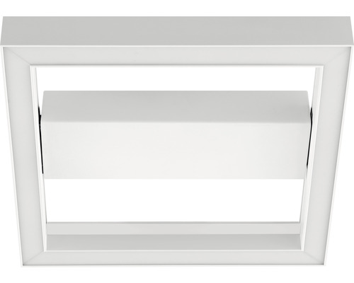 LED Panel dimmbar 18W 1260 lm CCT 2700-6200 K RGB 30x30 cm sand/weiß + Fernbedienung Quadratische, weiße Einbauleuchte