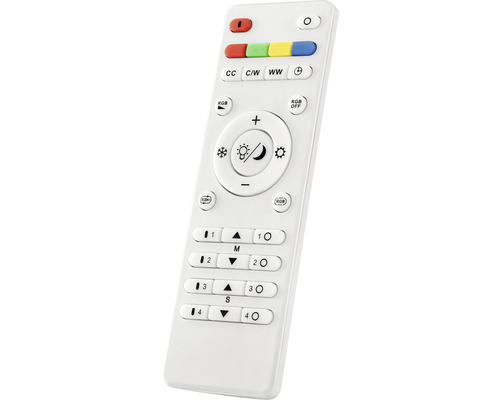 Weiße Fernbedienung für Lichtsteuerung