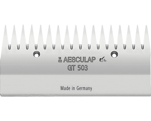 Schermesser Econom Aesculap GT503, Obermesser (17 Zähne) Aesculap Scherkopf GT503 für Tierhaarschneidemaschine
