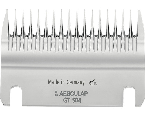 Schermesser Econom Aesculap GT504, Untermesser (18 Zähne) Aesculap GT504 Scherkopf aus Stahl