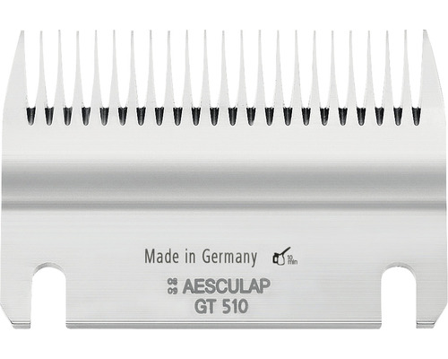 Schermesser Econom Aesculap GT510, Untermesser (24 Zähne) Aesculap Schneidkopf GT 510 für Schermaschine