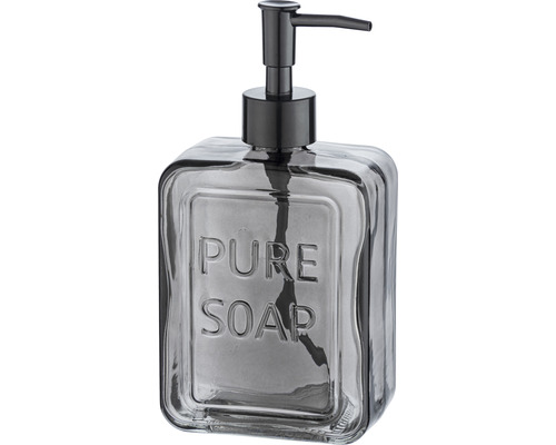 Seifenspender Wenko Pure Glas grau Soap | HORNBACH