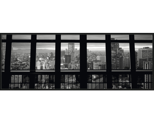 Glasbild View of manhattan III 50x125 cm