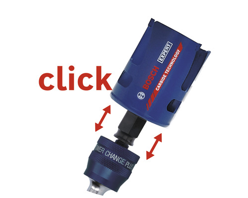 Bosch Expert Carbide Technology Lochsäge mit Power Change Plus Adapter