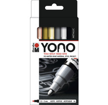 Marabu Yono Marker Set Metal, 4 x 1,5-3 mm-thumb-0
