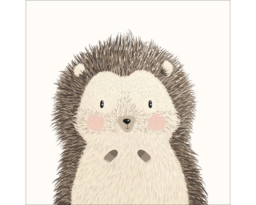 Leinwandbild Little Hedgehog 27x27 cm