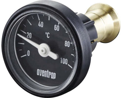 Umrüstsatz Oventrop Thermometer anthrazit DN 20/25 für Optiball Kugelhahn 1077182 Oventrop Thermometer mit Temperaturbereich bis 100 Grad Celsius