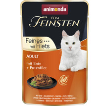 Animonda Vom Feinsten Adult Katzennahrung mit Ente und Putenfilet
