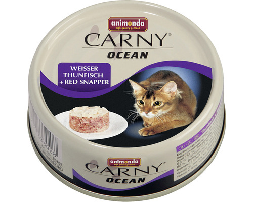 Katzenfutter nass animonda Carny Ocean Thunfisch/Red Snapper 80 g-0