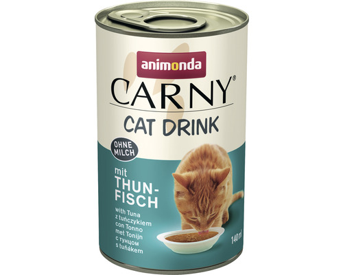 Katzengetränk animonda Carny Cat Drink mit Thunfisch 1 Pack 24x140 ml Animonda Carny Cat Drink mit Thunfisch in einer 140-Milliliter-Dose