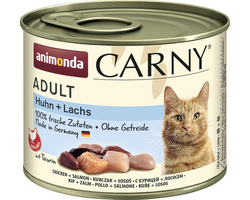 Katzenfutter nass animonda Carny Adult Huhn & Lachs 200 g