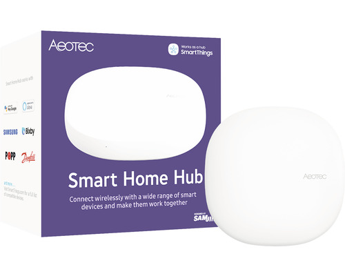 Aeotec Smart Home Hub mit Verpackung