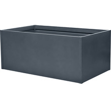 Rechteckiger Pflanzkasten aus Metall