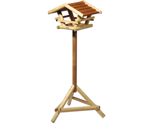 Vogelfutterhaus dobar Bernie Bernstein inkl. Ständer 37 x 28 x 101 cm Vogelhaus mit Ständer aus Holz