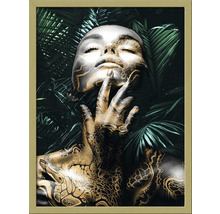 Gerahmtes Bild Hands on Face III 33x43 cm