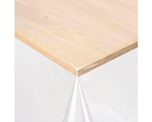 Tischschoner Crystal transparent mit Papier 0,3 mm 130 cm breit (Meterware) Tischschoner Crystal transparent mit Papier 0,3 mm 130 cm breit (Meterware)